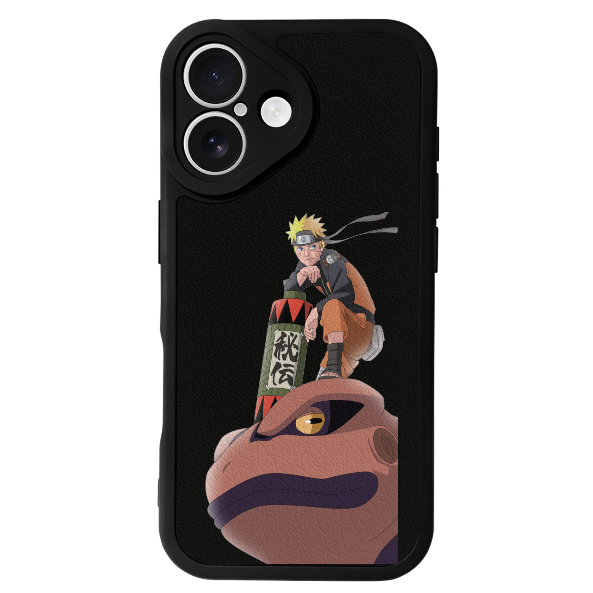 （画像用） NARUTO -ナルト- うずまき ナルト Uzumaki Naruto 【iPhone 16シリーズ対応】シリコンスマホケース（レザー調） 材質：シリコン